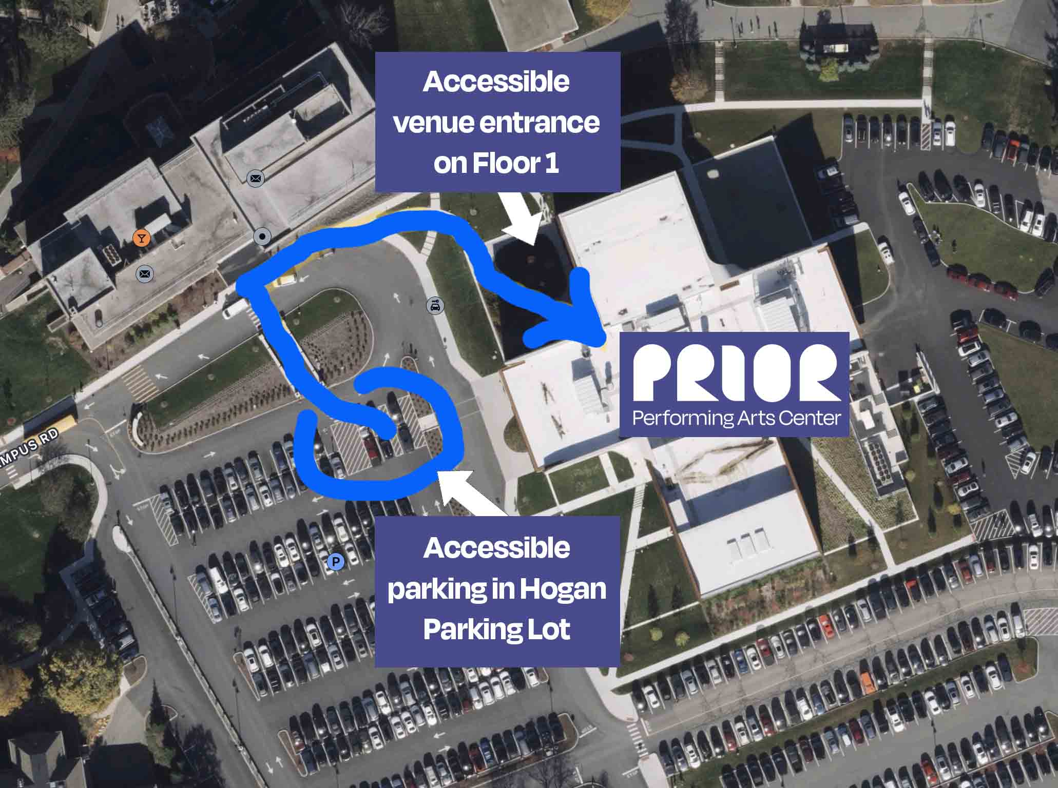 Visitor Information & Accessibility - Prior Performing Arts Center
