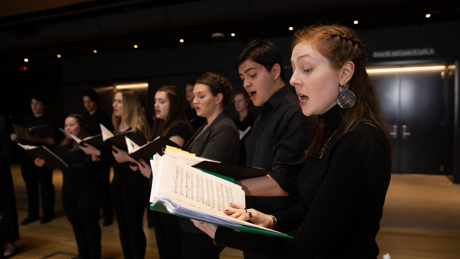 holy cross chamber singers in performance