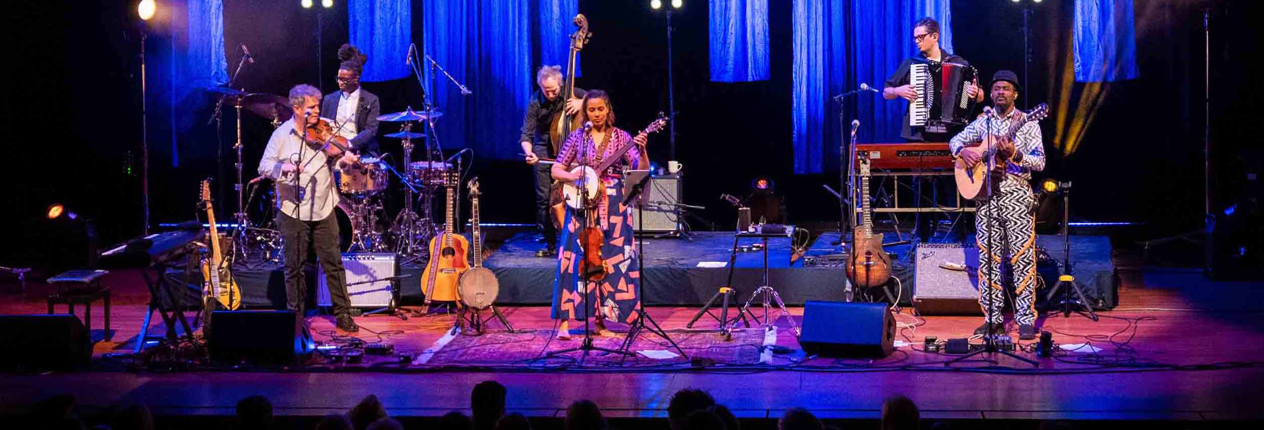 rhiannon giddens performs at the prior