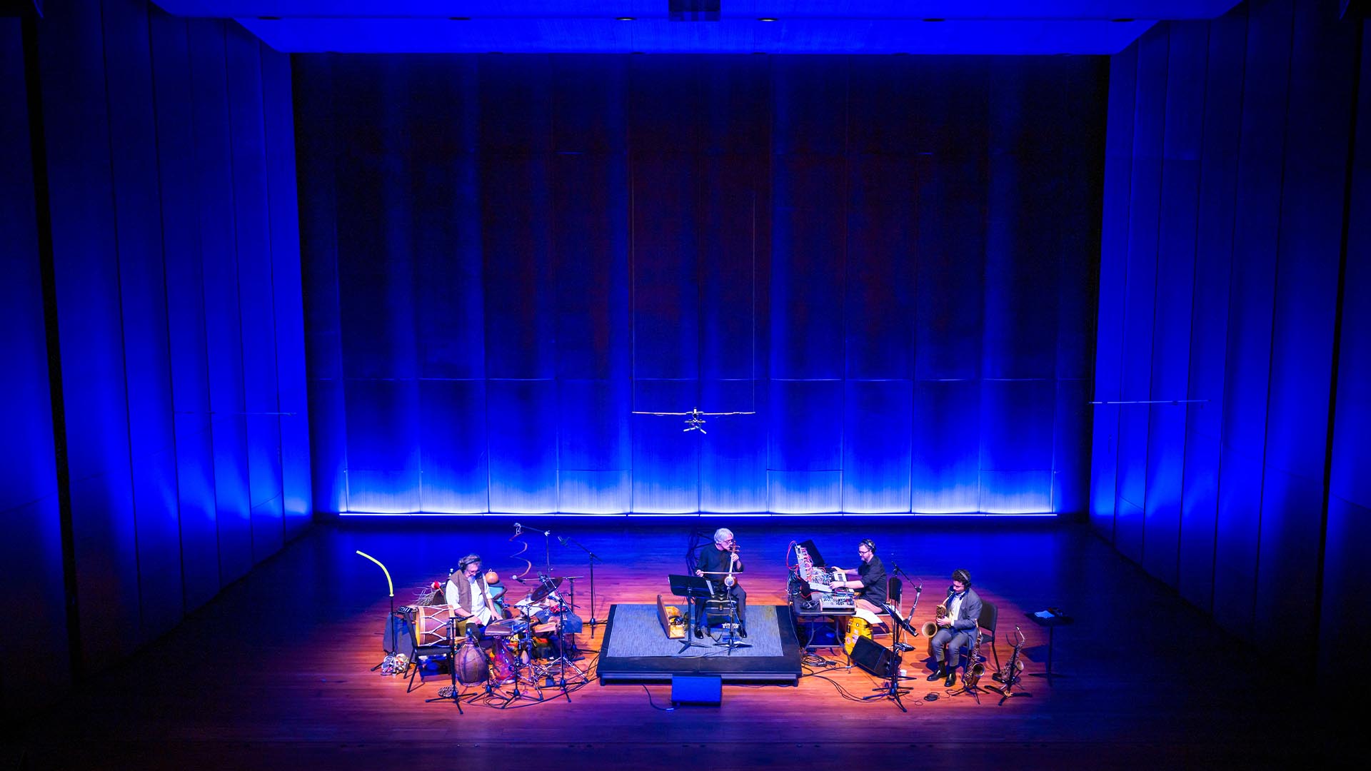 Musicians performing pieces from Osvaldo Golijov's CREATION.