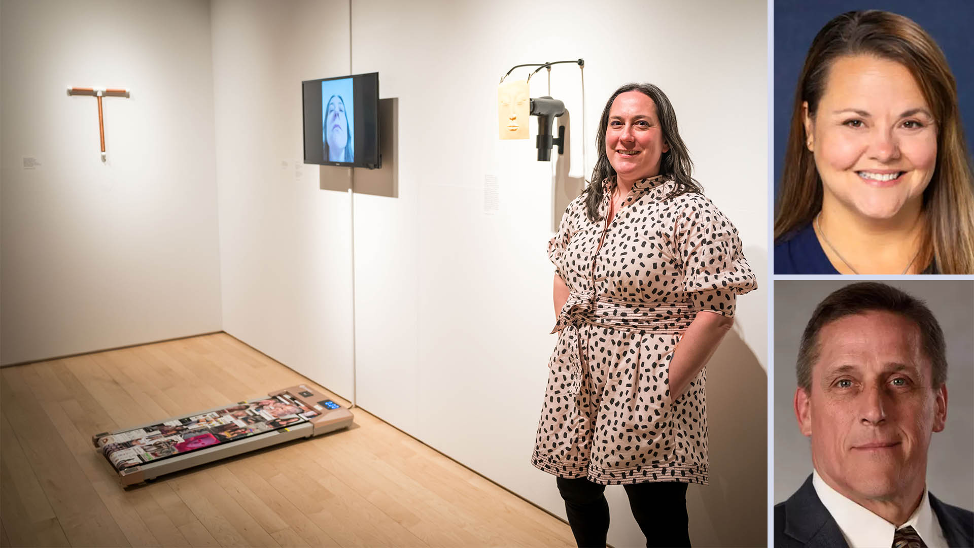 Professor Rachelle Beaudoin, Liz Drexler-Hines & Jeff Oliver