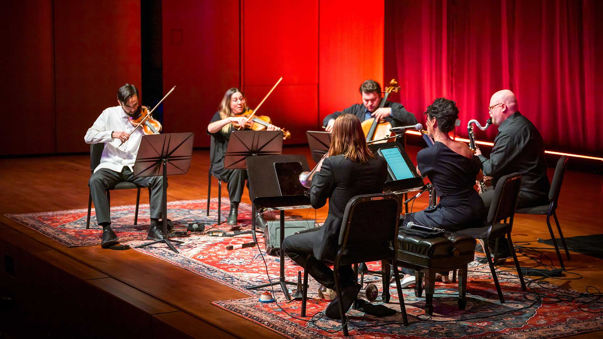 members of yMusic chamber ensemble