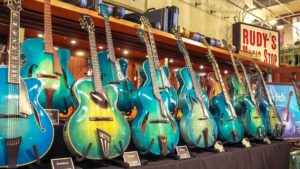 pieces from the blue guitars project