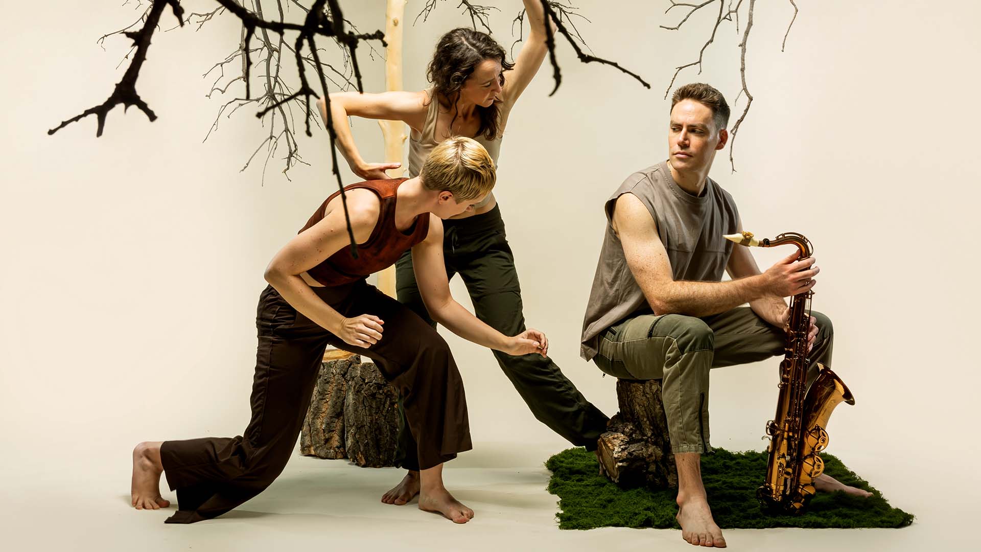 "From The Ashes" creator Daniel Weidlein with dancers
