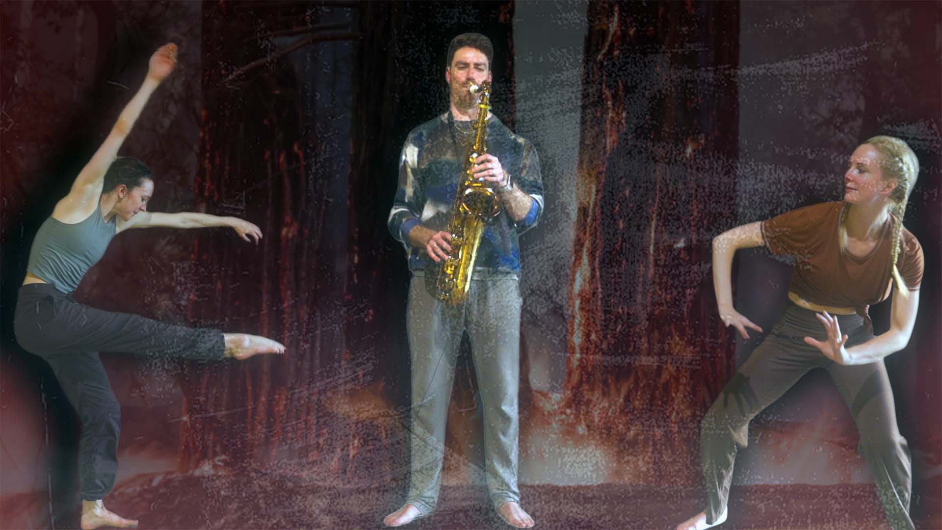 musician and dancers from "From The Ashes"
