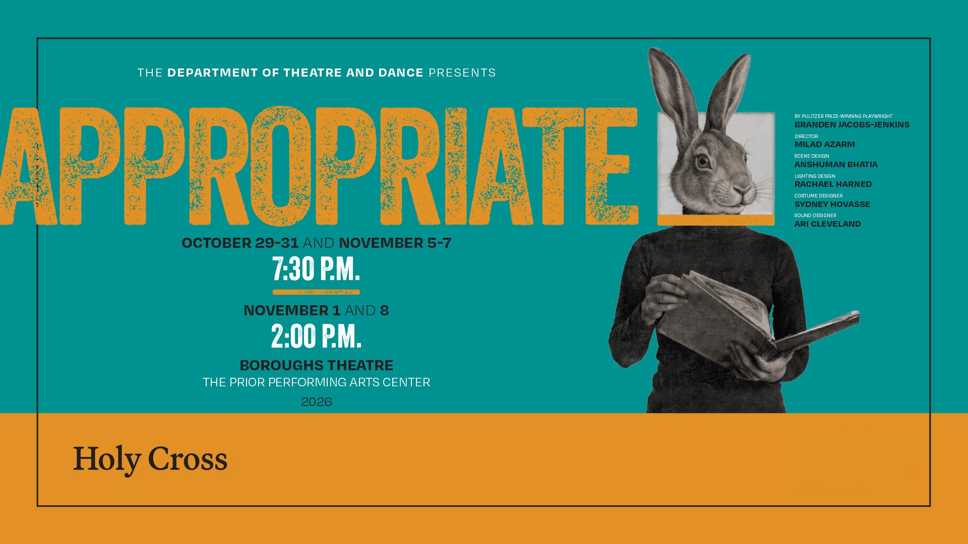 artwork for the production of "Appropriate"